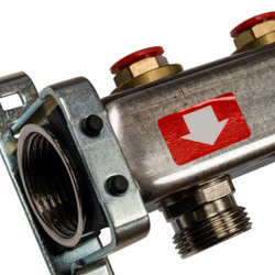 SMS 0922 000012 STOUT Коллектор из нержавеющей стали без расходомеров 12 вых.