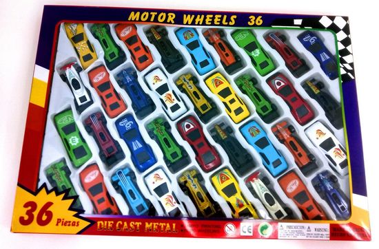 Машинки инерционные металл. City Racer 36в1