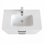 Тумба с раковиной IDDIS Brick BRI80W0i95K 80 белая