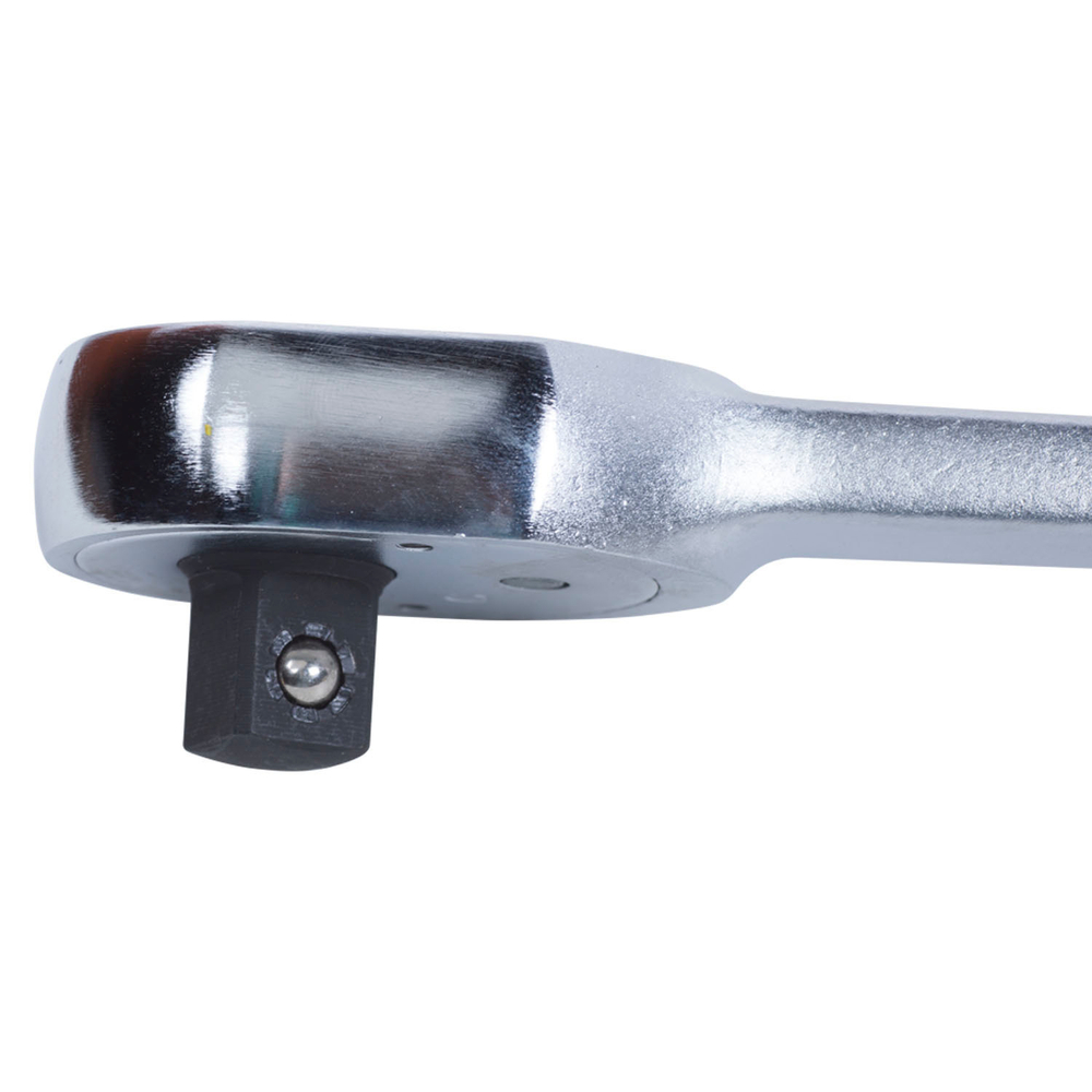 KING TONY (4779-10BR) Трещотка 1/2", 250 мм, 32 зубца, флажковая, удлиняемая