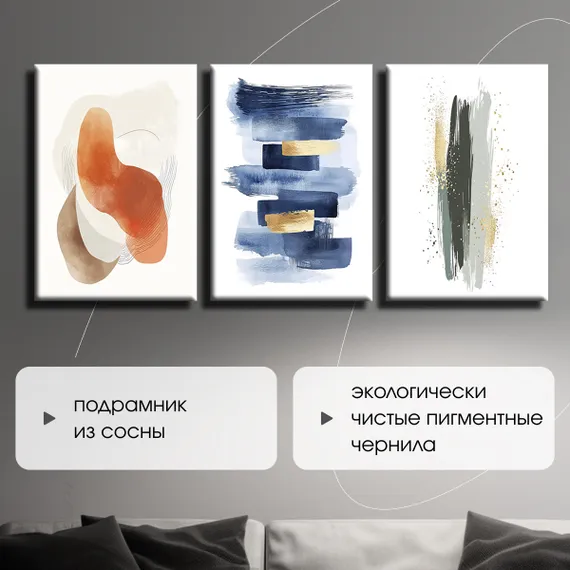 Модульная картина "Современная абстракция"