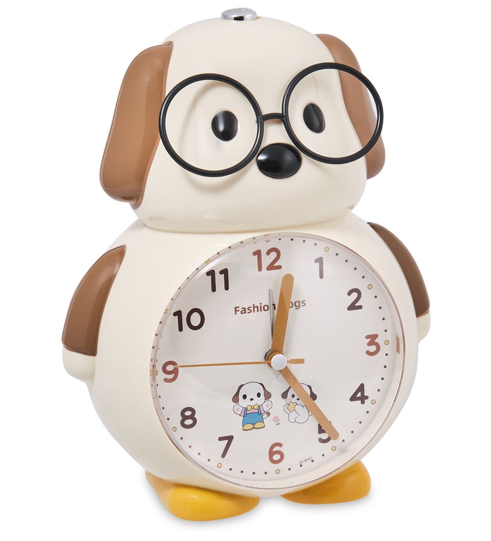 GAEM Art CL-76/1 Будильник «Собачка» молочный