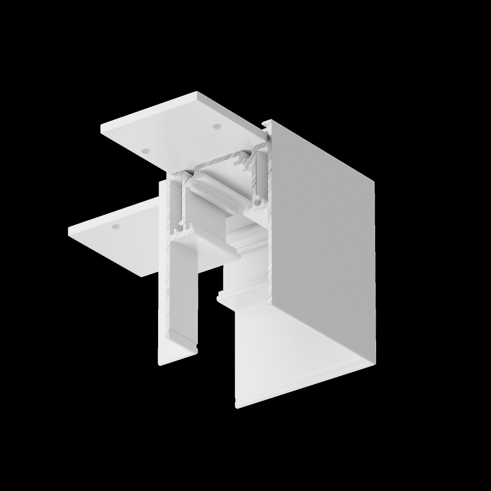 Угловой коннектор  для  магнитного шинопровода Maytoni Technical TRA004CL-21W белый