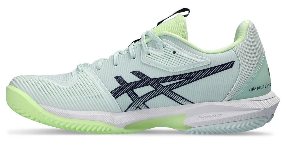Женские теннисные кроссовки Asics Solution Speed FF 3 Clay - pale mint/blue expanse