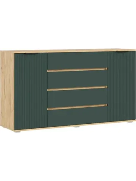 Комод для одежды Браш Мени Грин 3 ящика, 160х45х90 см