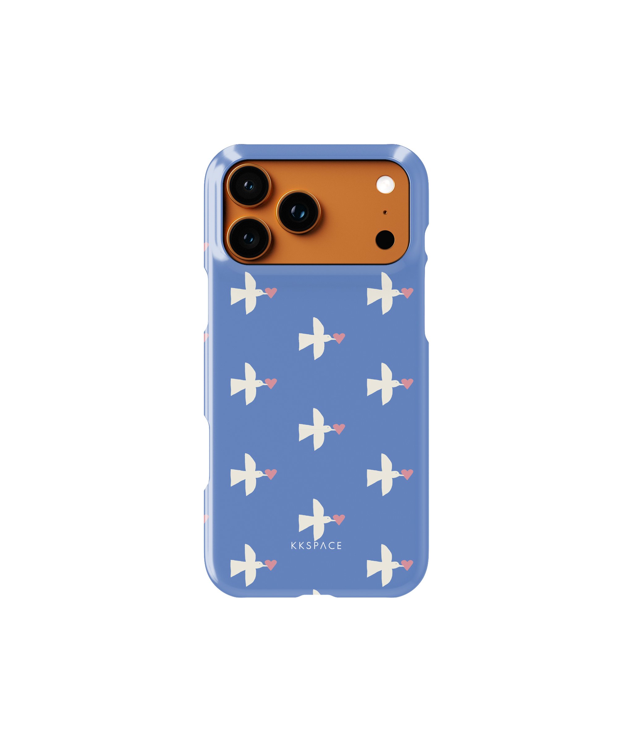 Чехол LOVE CARRIER (голубой) для iPhone