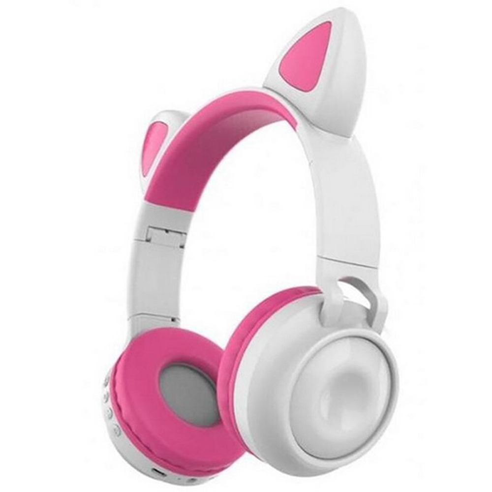 Полноразмерные Bluetooth наушники  Cat Ear ZW-028 (розовый)