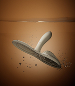 Белая виброподушка с функцией нагрева Flora (Цвет: белый)