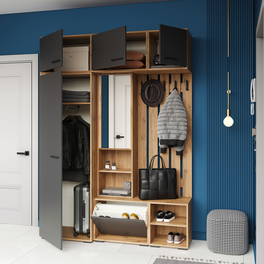 Тумба DIWO Кострома напольная открытая, 40х47х40, дуб вотан