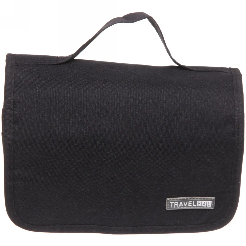 Косметичка - органайзер «Classic», цвет черный, в склад. виде 20*24*9, в расклад. виде 42*24*9см (несессер)