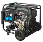 Электростанция дизельная с воздушным охлаждением HYUNDAI DHY 10000LE открытая