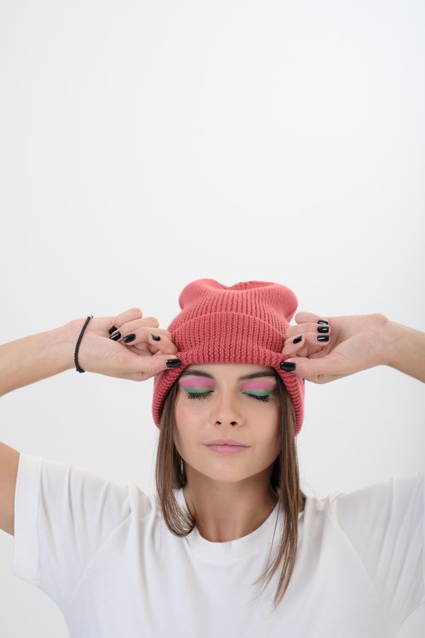 Шапка Modern Beanie Розовая - фото 5