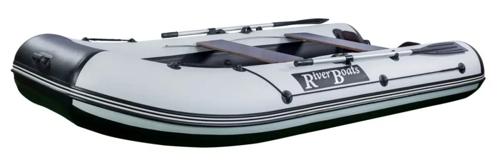 Лодка ПВХ River Boats RB 350 НДНД серо-красный