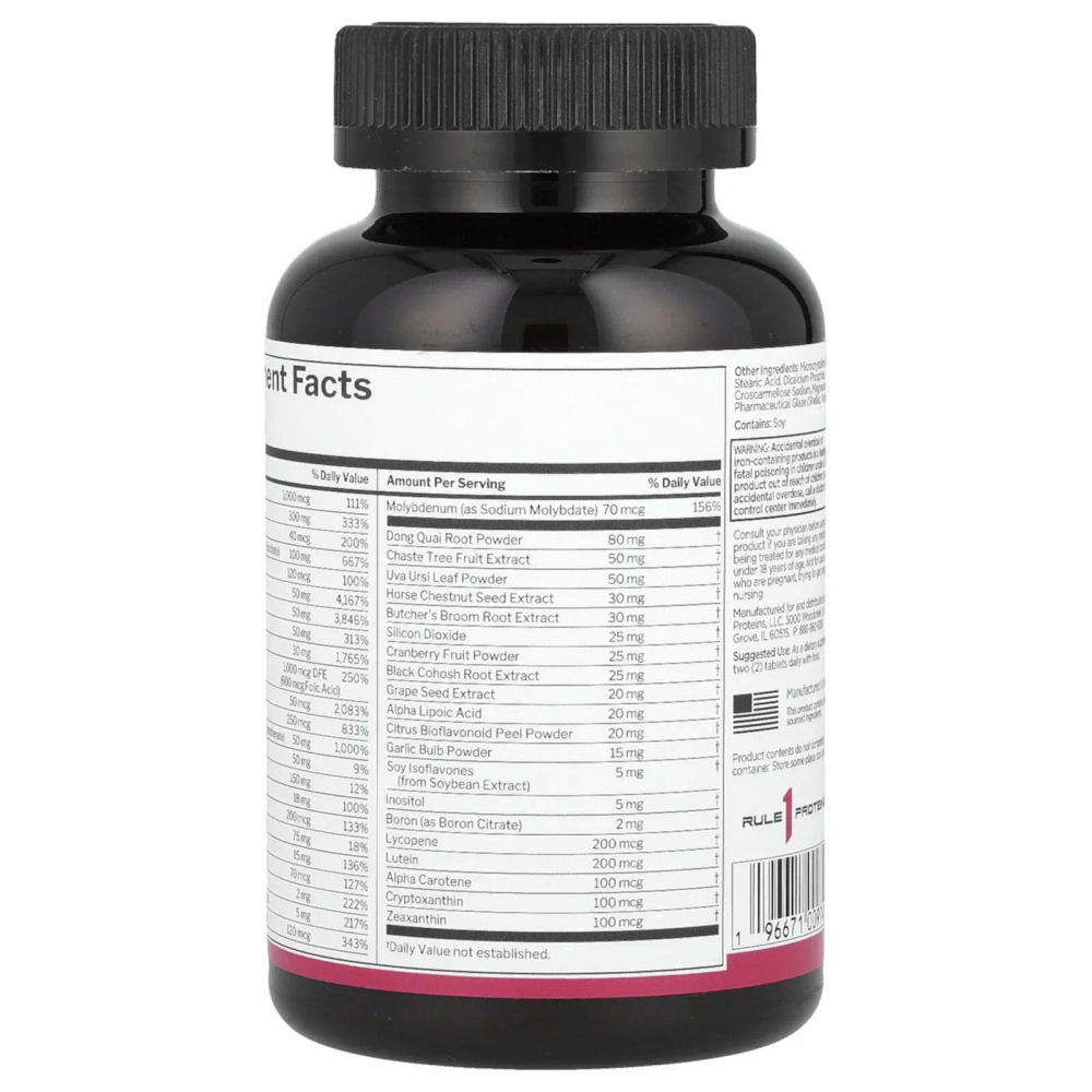 Витамины Rule1 Women's Multi Active Lifestyle 60 таблеток