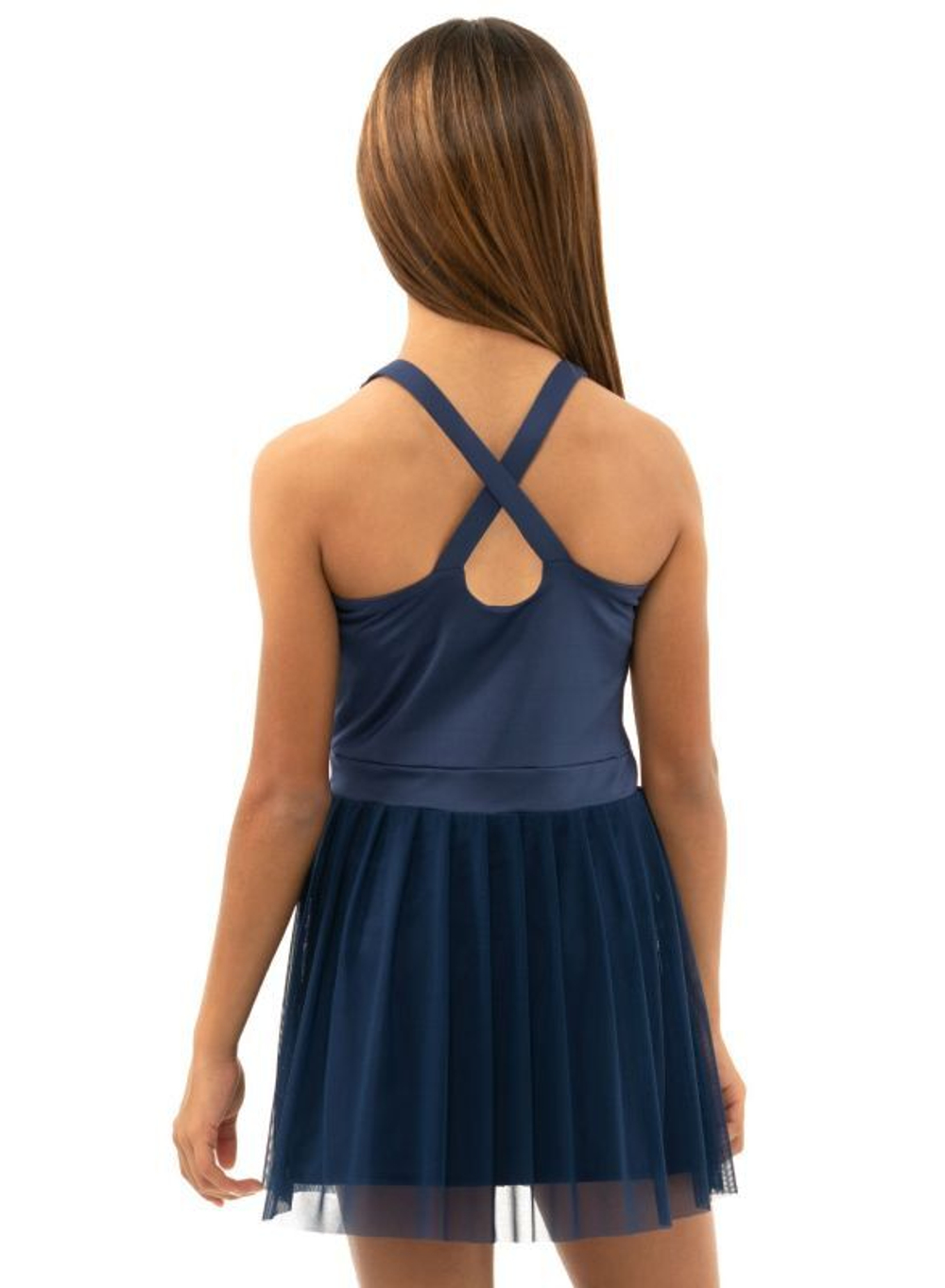 Платье для девочки теннисное Lucky in Love Core Game Time Dress G - navy