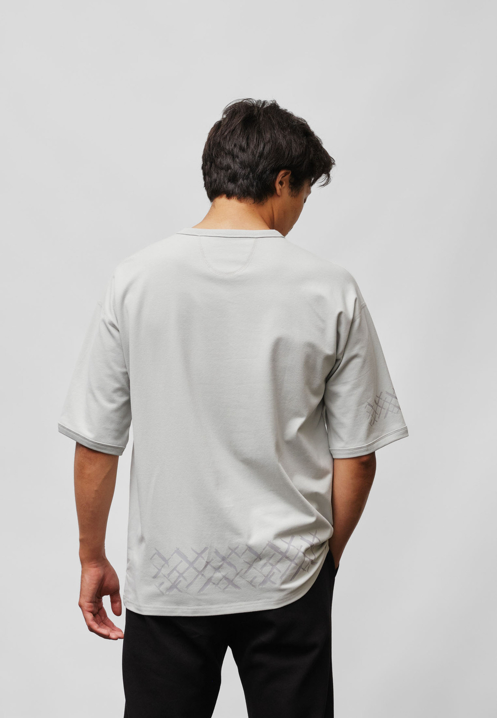 Футболка оверсайз SHANYRAQ GREY WHITE