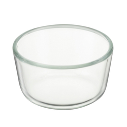 Контейнер 240мл Smart Solutions стеклянный с бамбуковой крышкой