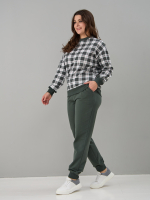 Костюм с брюками КБ-90М/хаки-клетка