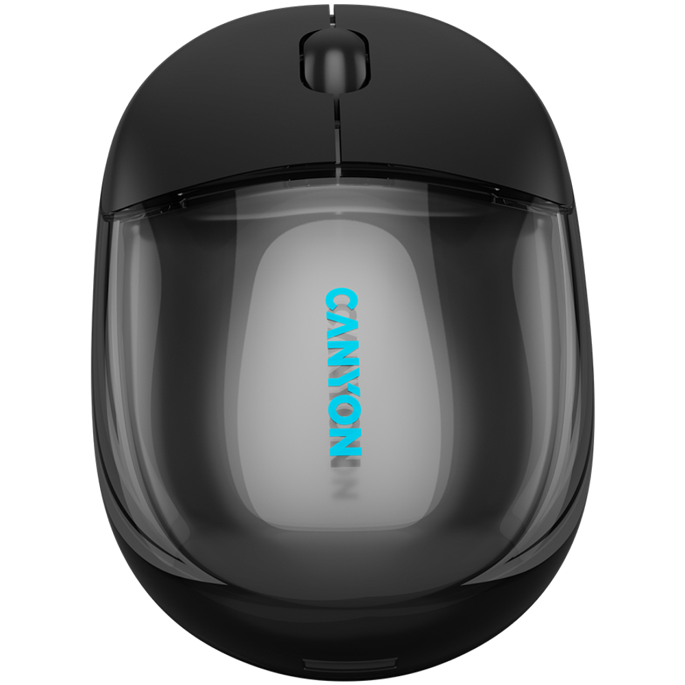 CANYON mouse OnClick 24 BT/ Wireless Transparent/Black