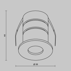 Уличный потолочный светильник Outdoor O511DL-L2B3K