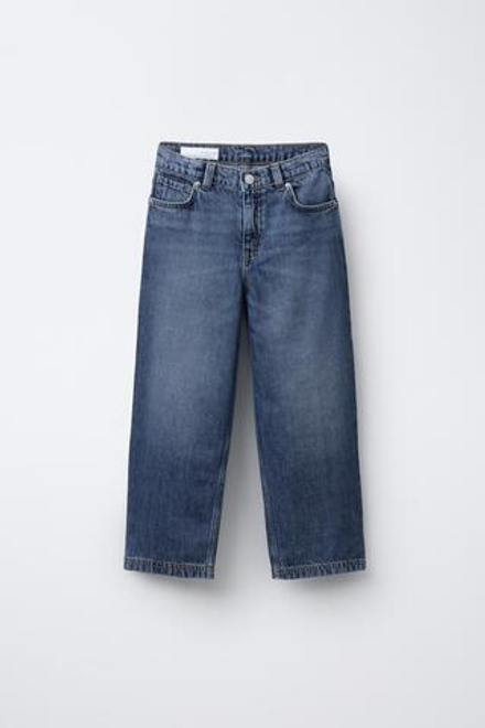 ZARA ДЖИНСЫ RELAXED BAGGY, ВЫЦВЕТШИЙ СИНИЙ