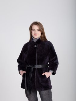 Мутоновая шуба из овчины