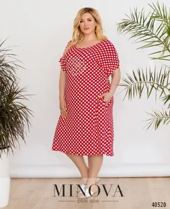 Платье 176Б-красный Minova
