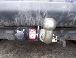 Фаркоп оцинкованный Galia N040C для Nissan X-Trail 2001-2007(паспорт и сертификат в комплекте)(без электрики)