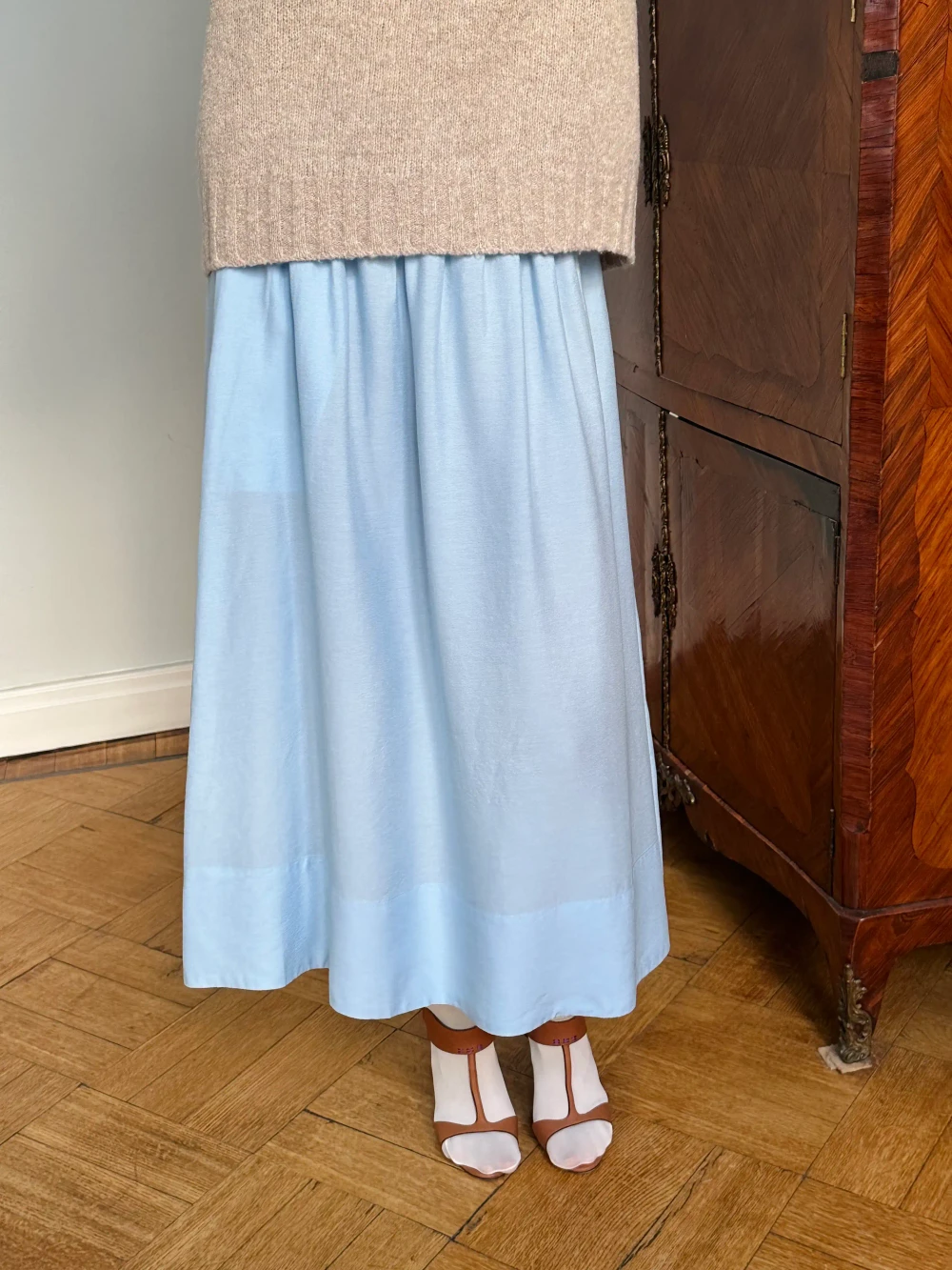 Юбка Masscob Valley голубая