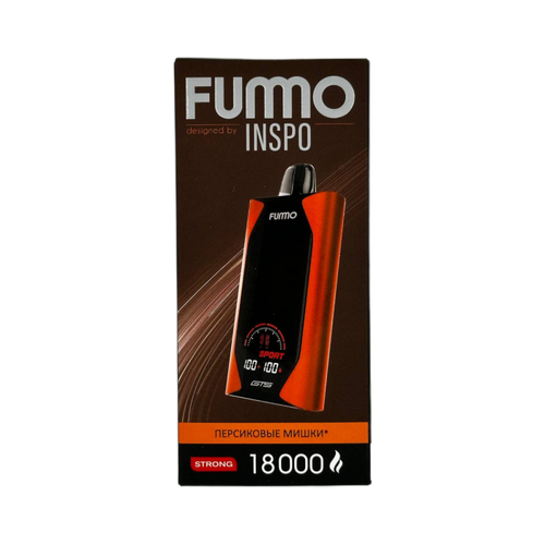 Одноразовая электронная сигарета Fummo GTS 18000 - Персиковые Мишки (18000 затяжек)