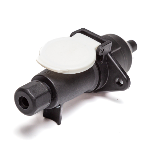 Вилка+розетка, 7 контактная, пластик, КамАЗ, МАЗ, МТЗ, ХТЗ, ЗИЛ, УРАЛ, НЕФАЗ, ГАЗ, ПТЗ, 12/24 В