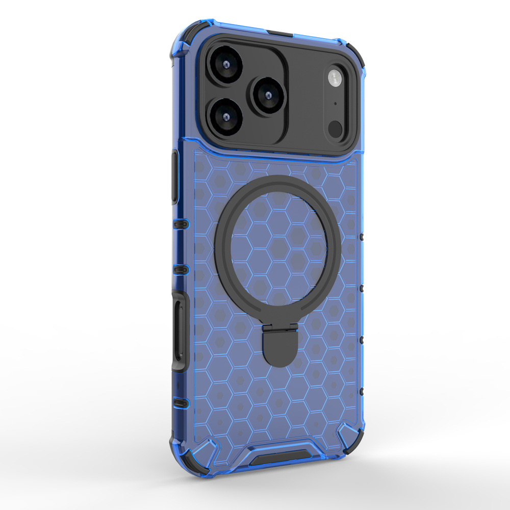 Прозрачный чехол Honeycomb Stand Case для iPhone 17 Pro Max