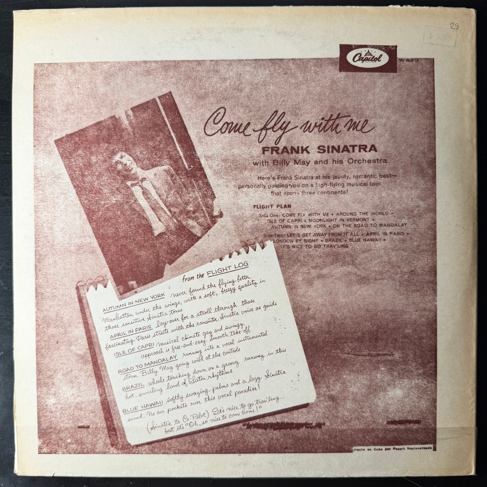 Frank Sinatra ‎– Come Fly With Me (Куба)