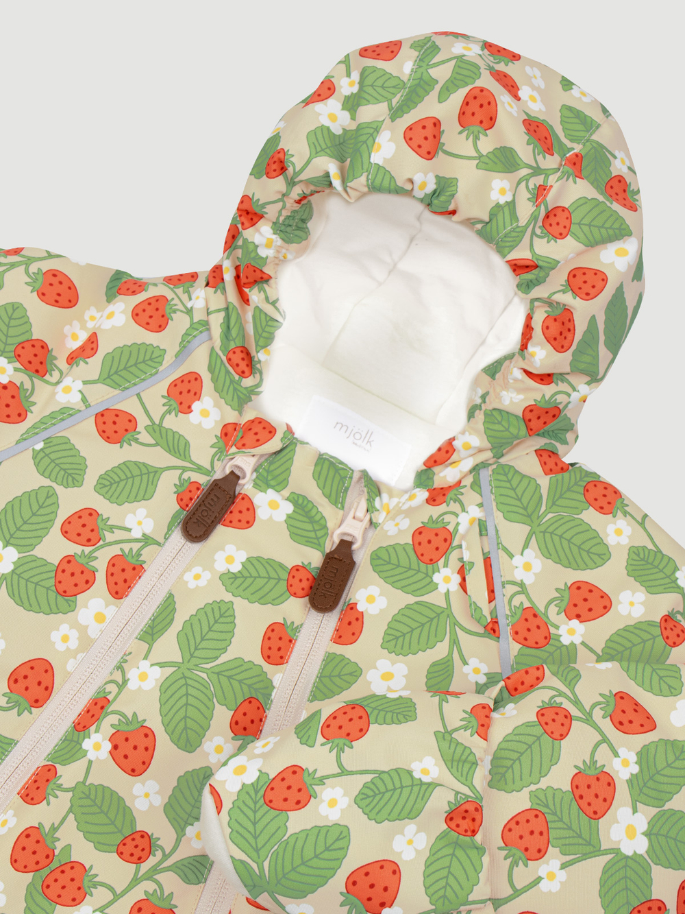 ПРЕДЗАКАЗ Комбинезон демисезонный Mjölk Strawberry, утеплитель 180гр/м2
