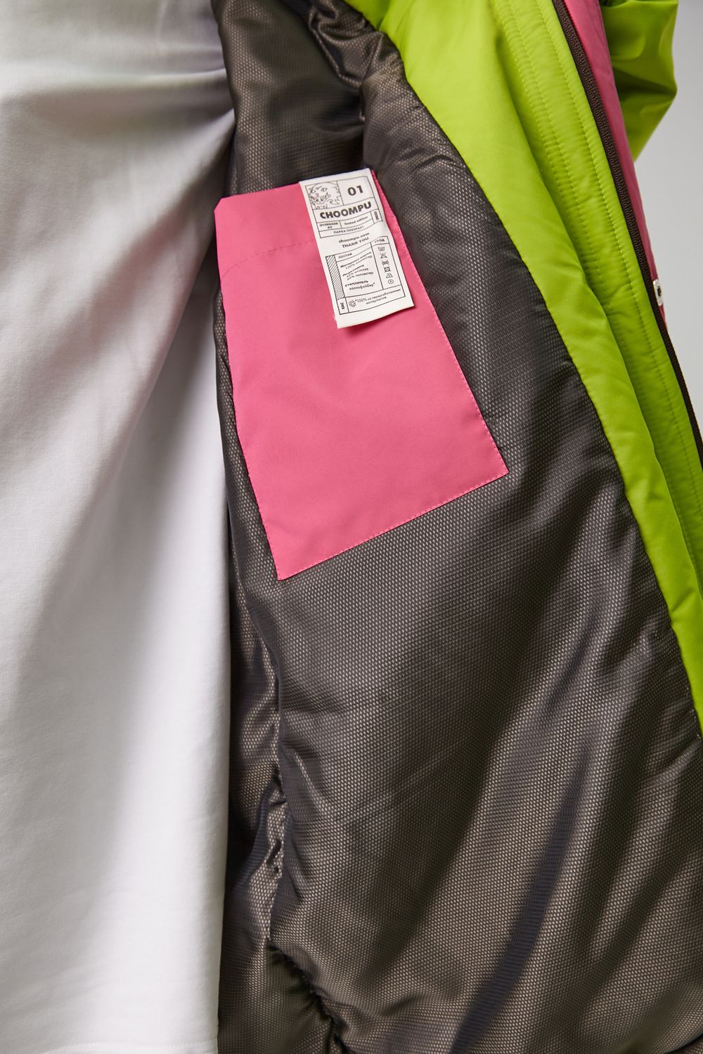 Купить Парка Choompu оверсайз зеленая Парка Choompu оверсайз зеленая