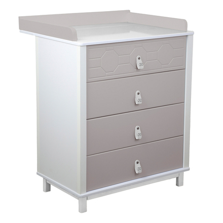 Пеленальный комод Sweet Baby Nuovo Кашемир/белый