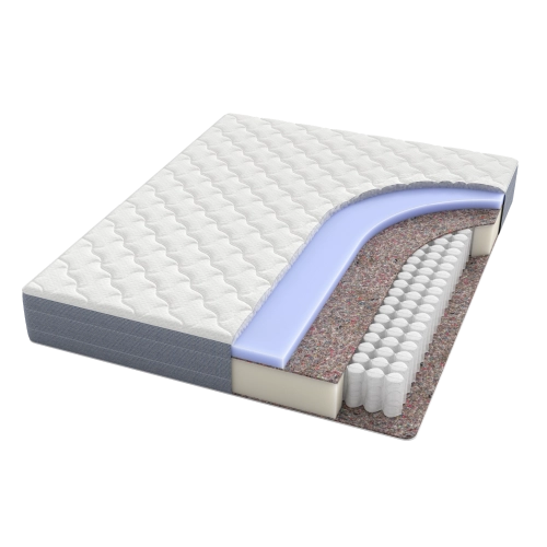 Матрас BuySleep, 18 см, средняя жесткость, независимые пружины