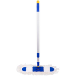 Швабра-рамка OfficeClean Professional, телескоп.ручка макс. 130 см, насадка ворс, хлопок, 40х11 см