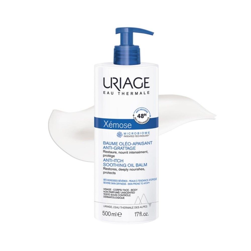 Uriage Xemose Anti-Itch Soothing Oil Balm Бальзам липидовостанавливающий, 500 мл