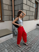 Джоггеры RED BECAUSE | Красный