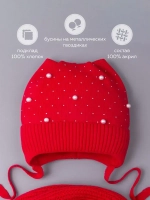 Шапка для девочки осенняя и снуд ушками