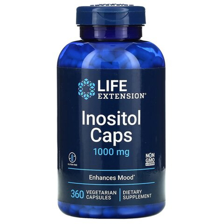 Life Extension, инозитол, 1000 мг, 360 вегетарианских капсул