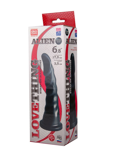 Насадка для трусиков харнесс Alien - 18 см.