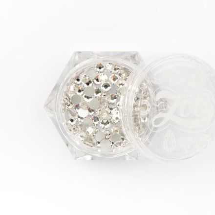 Стразы стеклянные прозрачные SS10 (2,8мм), 100шт
