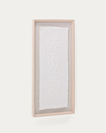 Olvin Абстрактная картина на белой бумаге с рельефным рисунком