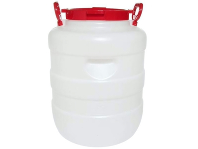 Бочка 40л Дачная круглая белая