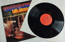 Винтажная виниловая пластинка LP Сборник Great Instrumentals In Hifi Stereo (Germany 1971) (James Last, Bert Kaempfert, Max Greger)