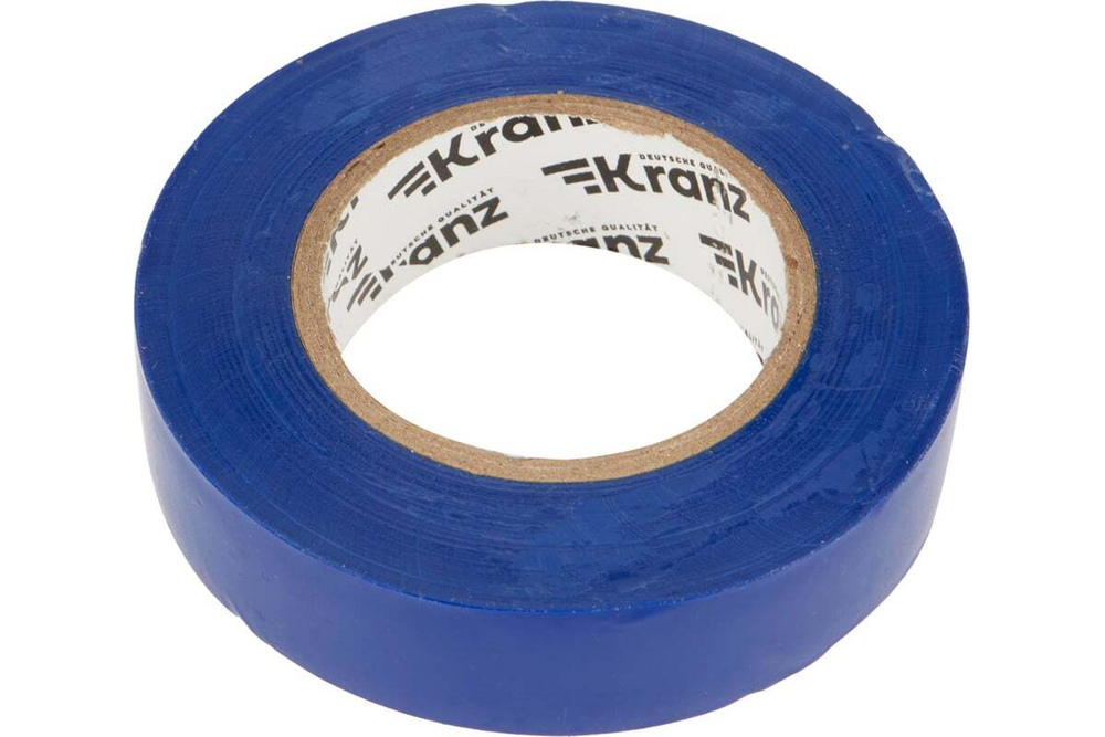 Изолента ПВХ KRANZ 0,13х19 мм, 25 м, синяя KR-09-2205