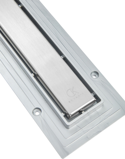 Душевой лоток CK DRAIN 1105-00165 65 см, с мокрым затвором, щелевая/под плитку  решетка из нержавеющей стали