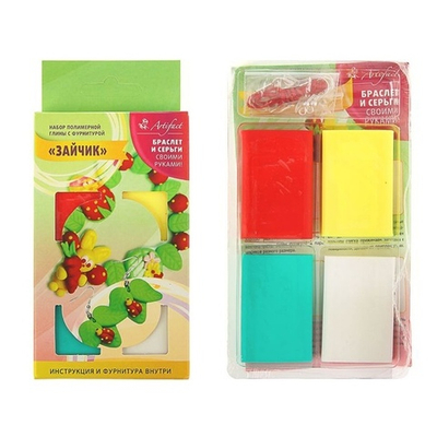 Набор Зайчик пластилин отверждаемый 7504-55-21 119-006